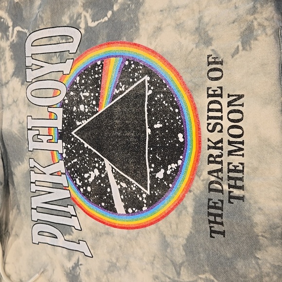 PINK FLOYD " THE DARK SIDE OF THE MOON" GRAPHIC HOODED FLEECE. SIZE MEDIUM. - Picture 8 of 8